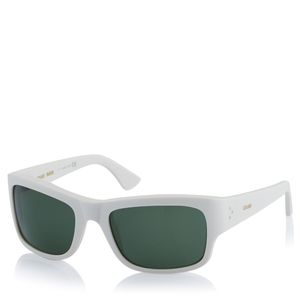 NEW CELINE CL40079I 25N SQUARE WHITE GREEN SUNGLASSES CL 40079I